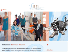 Tablet Screenshot of fim.mh-freiburg.de